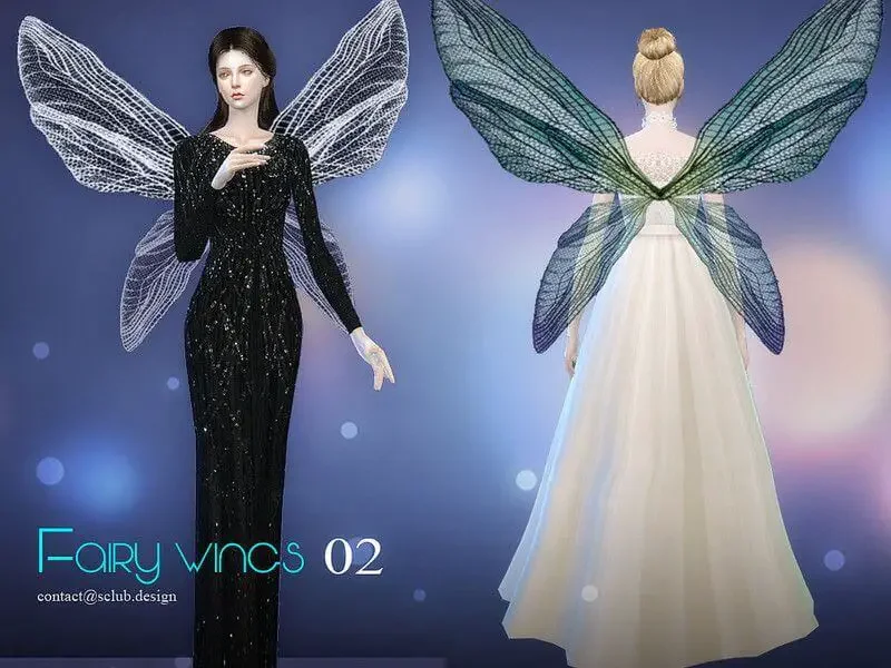 fairy wings sims mod 20 Sims 4: Custom Wings CC & Mods