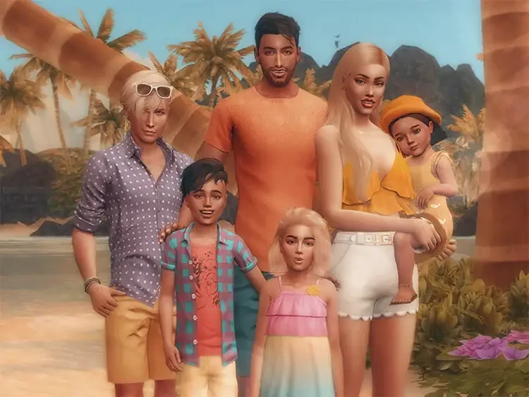 family photoshoot ts4 35 Best Sims 4 Family Pose Packs