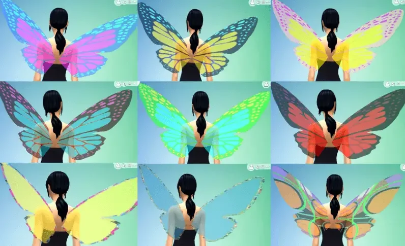 glass wings mod 20 Sims 4: Custom Wings CC & Mods
