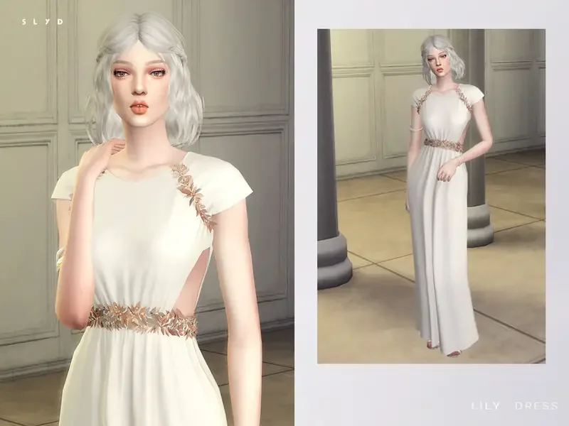 lily dress mod sims4 21 Sims 4 Wedding Dresses CC & Mods