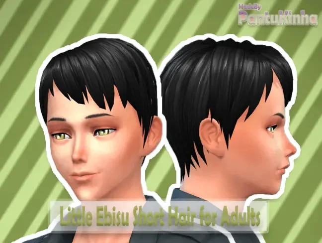little ebisu short hair sims mod 27 Best Sims 4 Anime Mods & CC
