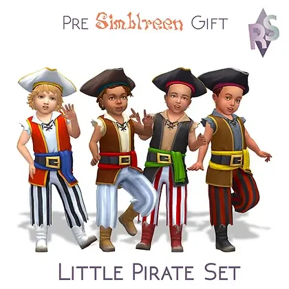 little pirate set sims mod 35 Best Sims 4 Toddler Mods & CC Packs