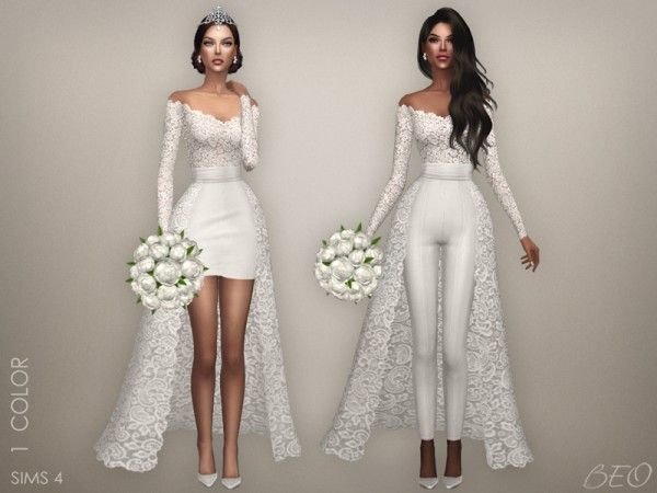 lorena wedding collections sims4 21 Sims 4 Wedding Dresses CC & Mods