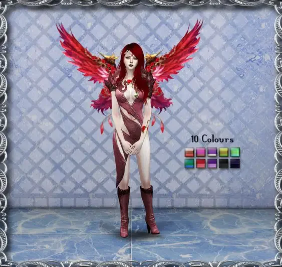 lunaeldfeah wings mod 20 Sims 4: Custom Wings CC & Mods