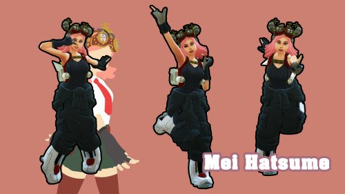 mei hatsume release sims mod 38 Sims 4 My Hero Academia Mods & CC Packs