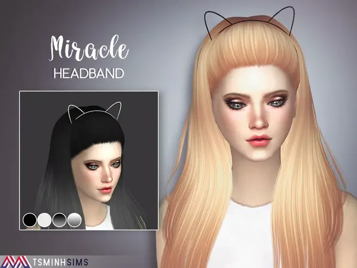 miracle headband sims mod 12 Sims 4 CC: Cat Ears Accessories