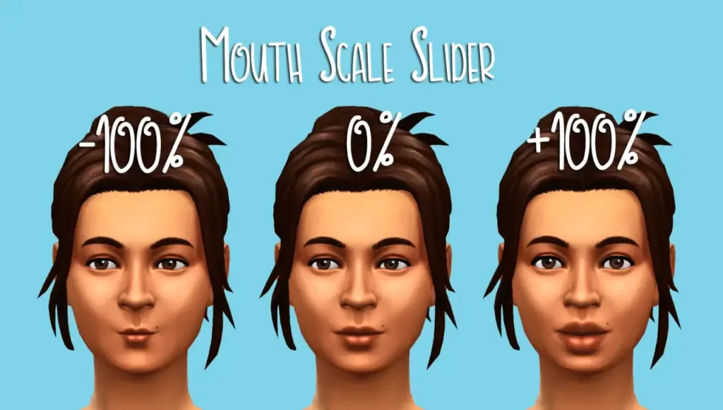 mouth scale slider sims mods 20 Sims 4 Best Lips CC & Mods