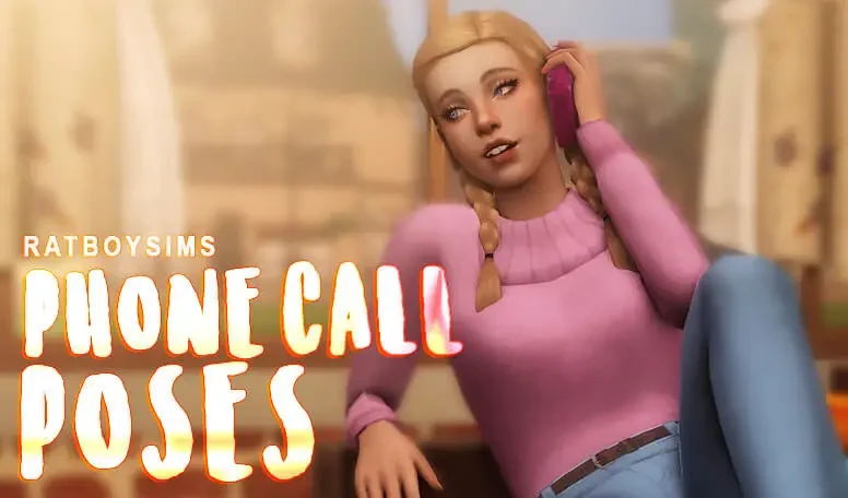 phone call sims poses 20 Sims 4 Poses Mods & CC Packs