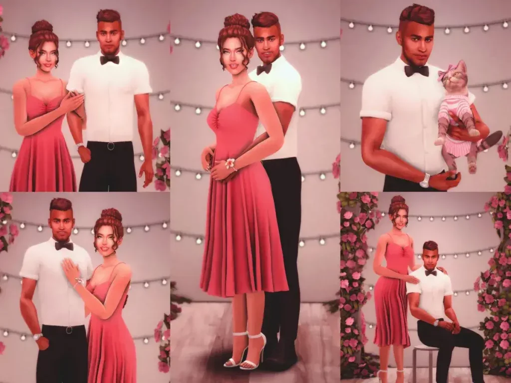 prom night posepack katverse 25 Best Sims 4 Couple Pose Packs