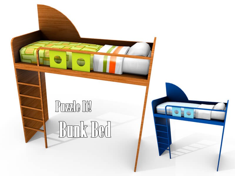 puzzle bunk bed mod 23 Sims 4 Bunk Bed CC & Mods