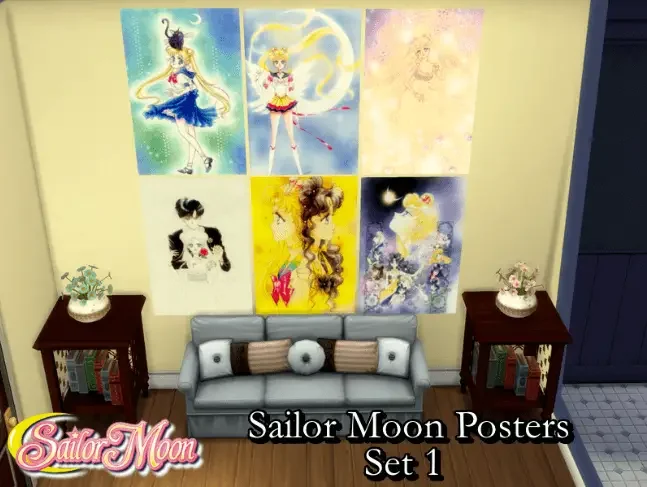 sailor moon posters sims mod 27 Best Sims 4 Anime Mods & CC
