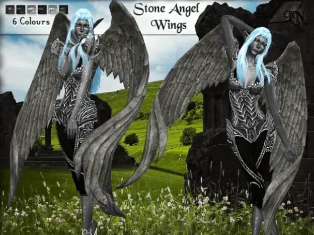 stone angel wings sims mod 20 Sims 4: Custom Wings CC & Mods