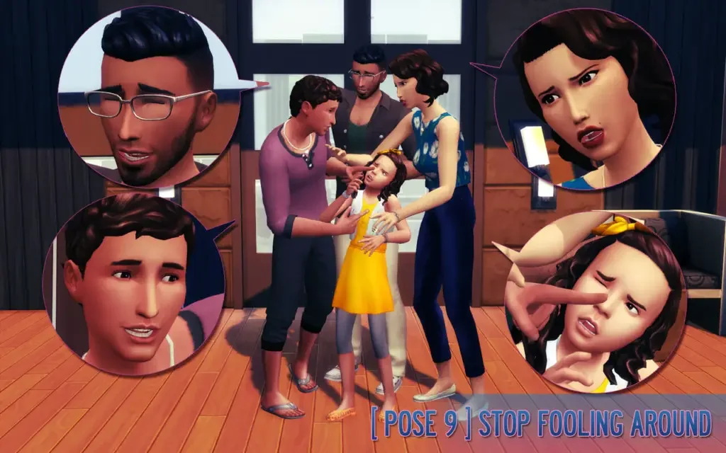 stop fooling around ts4 35 Best Sims 4 Family Pose Packs