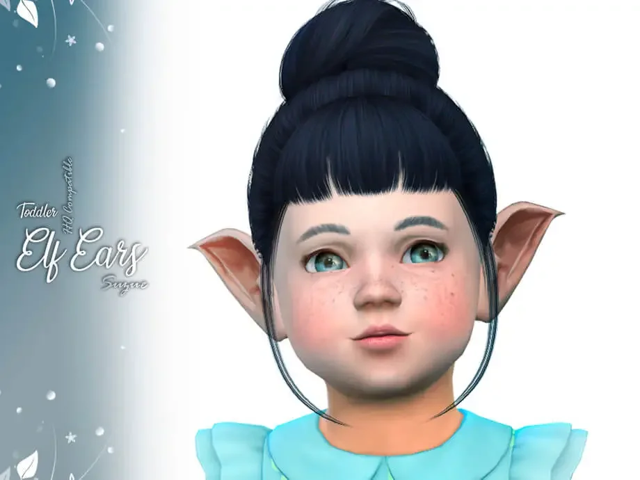 suzue toddler elf ears sims mod 8 Sims 4 Elf Ears Mods to Try
