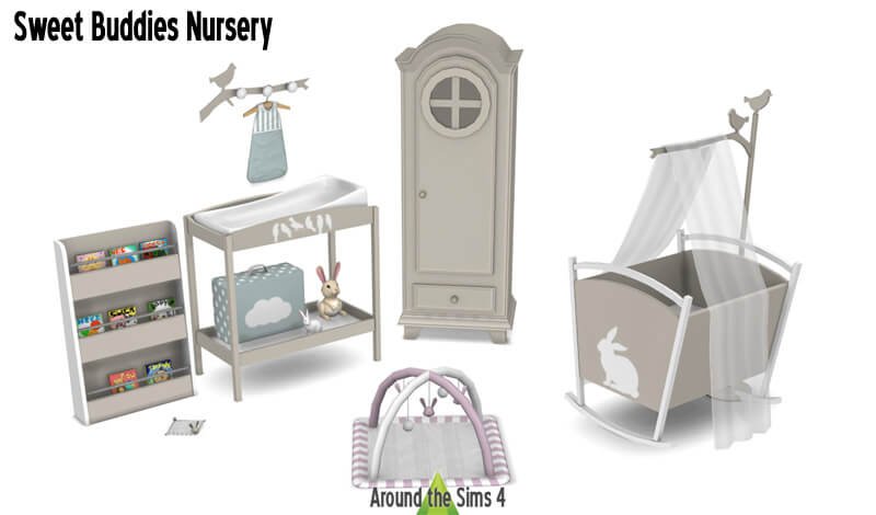 sweet buddies nursery sims mod 20 Best Baby Crib CC & Mods For Sims 4