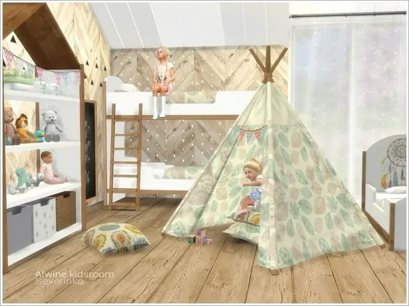 tent bunk bed 23 Sims 4 Bunk Bed CC & Mods