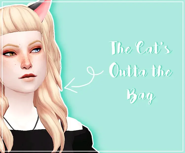 thecat outta bag sims mod 12 Sims 4 CC: Cat Ears Accessories