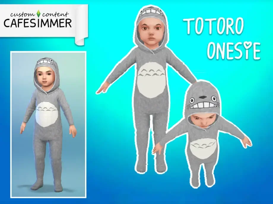 toddler totoro onesie sims mod 27 Best Sims 4 Anime Mods & CC