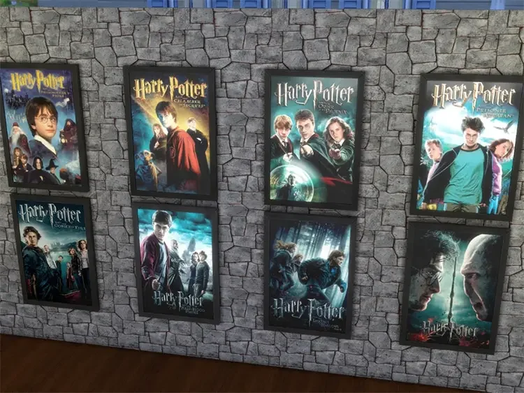 11 sims4 movie posters of harry potter cc 1 17 Best Sims 4 Harry Potter Mods & CC Packs