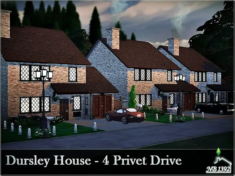 15 dursley house sims4 cc 17 Best Sims 4 Harry Potter Mods & CC Packs