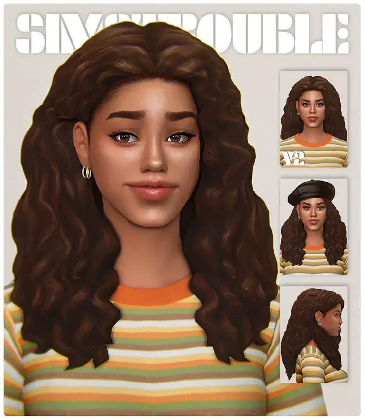 18 delta hair sims 4 screenshot 27 Best Sims 4 Curly Hair CC