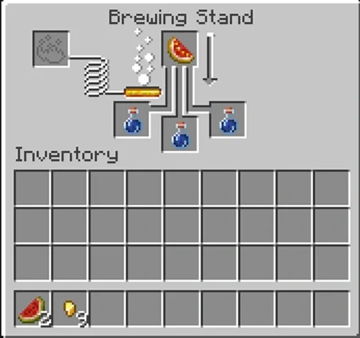 Brewing Potion of Healing in Minecraft How to Make a Potion of Healing in Minecraft