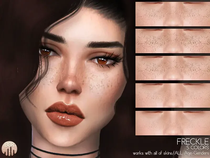 Freckle BH08 19 Best Sims 4 Freckles Mods & CC