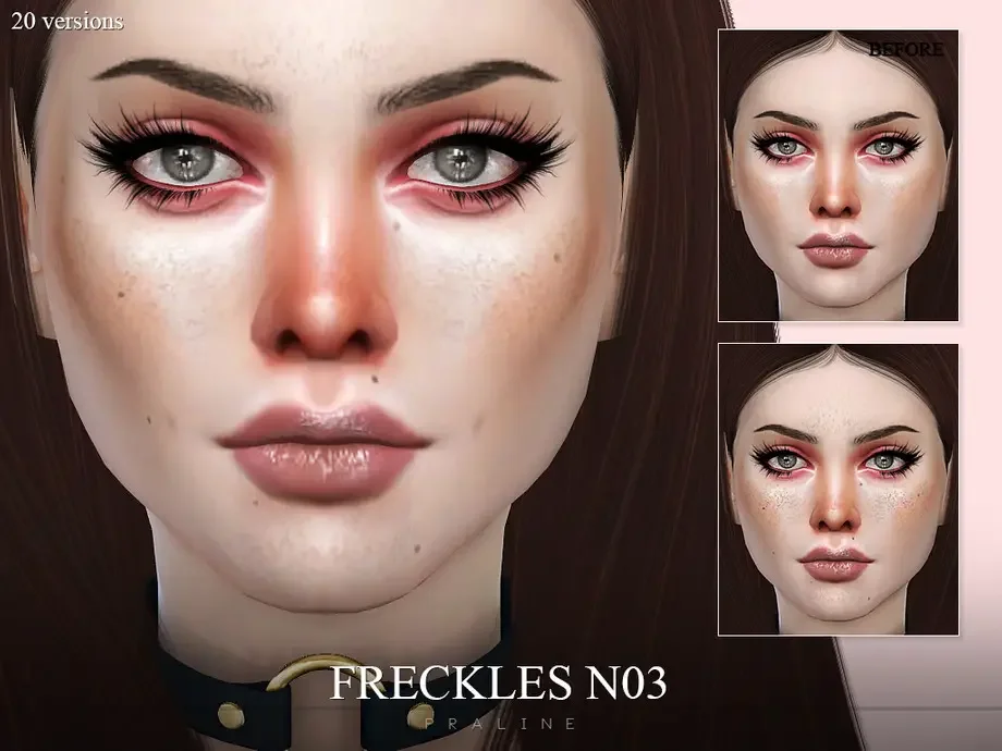Freckles N03 19 Best Sims 4 Freckles Mods & CC