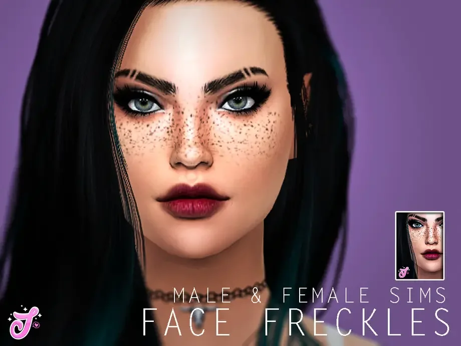 Jessis Face Freckles 19 Best Sims 4 Freckles Mods & CC