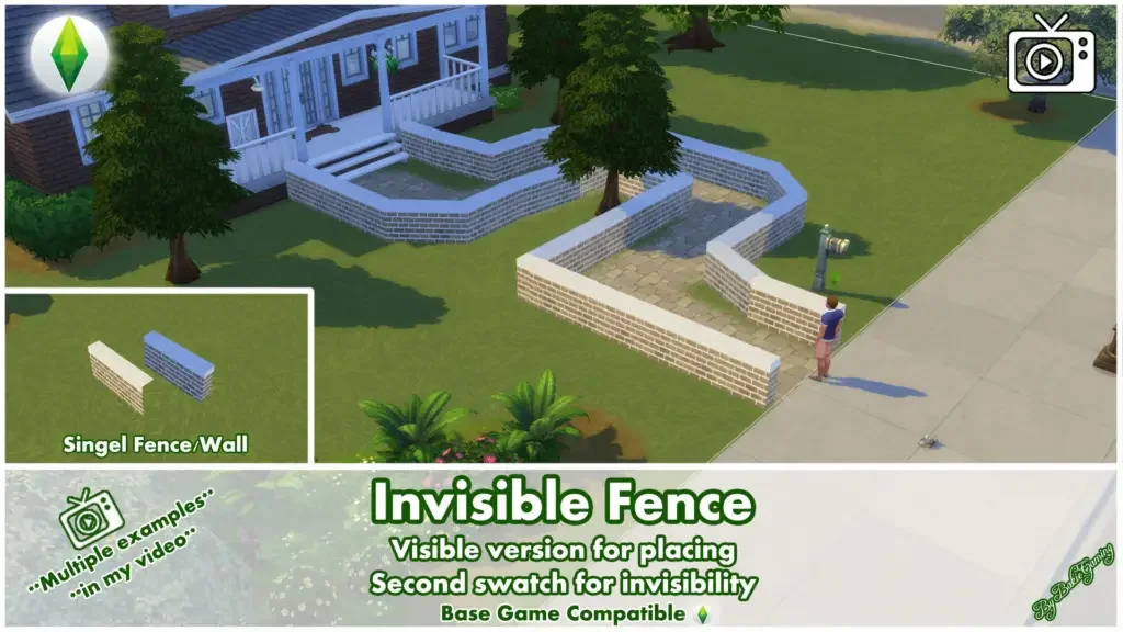 MTS Bakie 1774056 BakieGaming InvisibleFence Example 27 Sims 4 Realism Mods For Realistic Gameplay