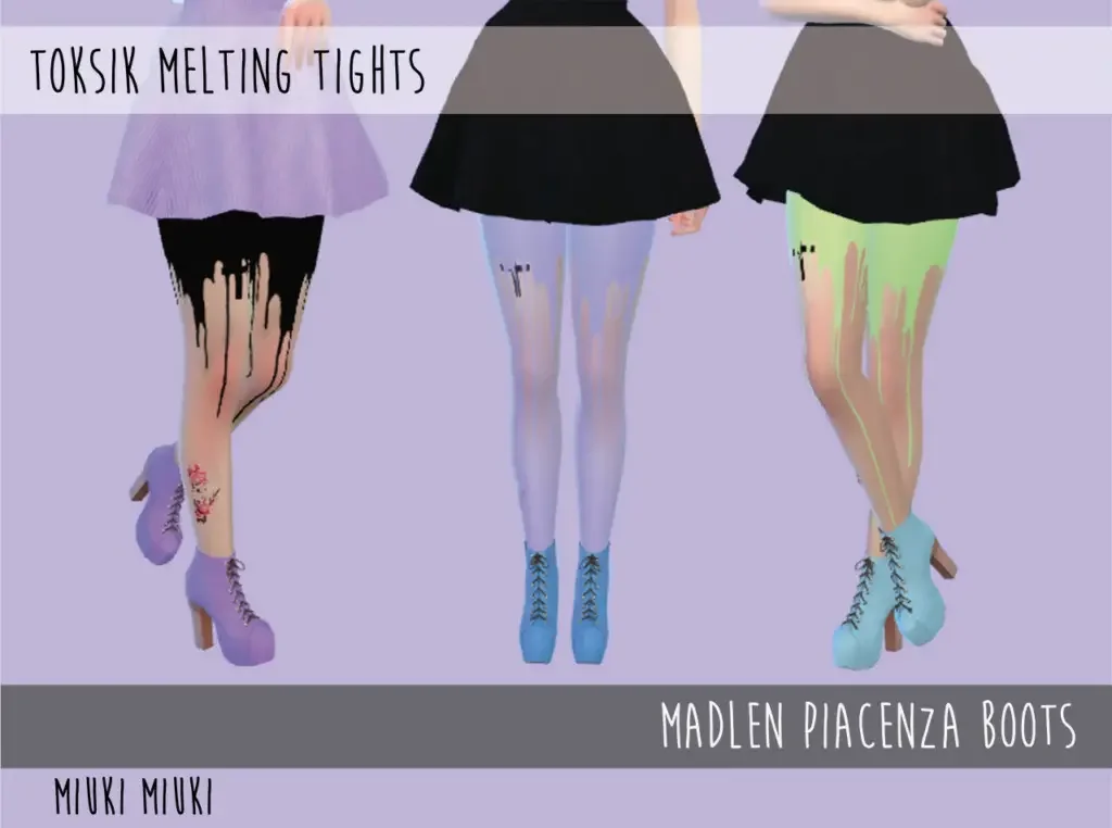 Madlens Popular Piacenza Boots 27 Sims 4 Shoes Mods & CC