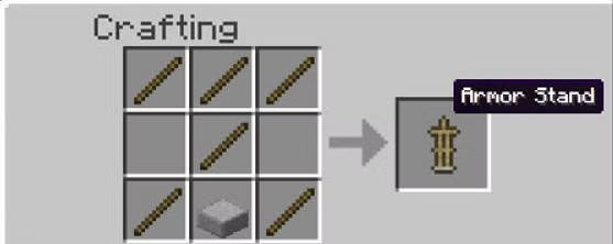 Minecraft Armor Stand Crafting Guide How to make an Armor Stand in Minecraft?