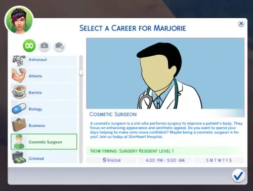 Plastic Surgeon Career 40 Best Sims 4 Career Mods