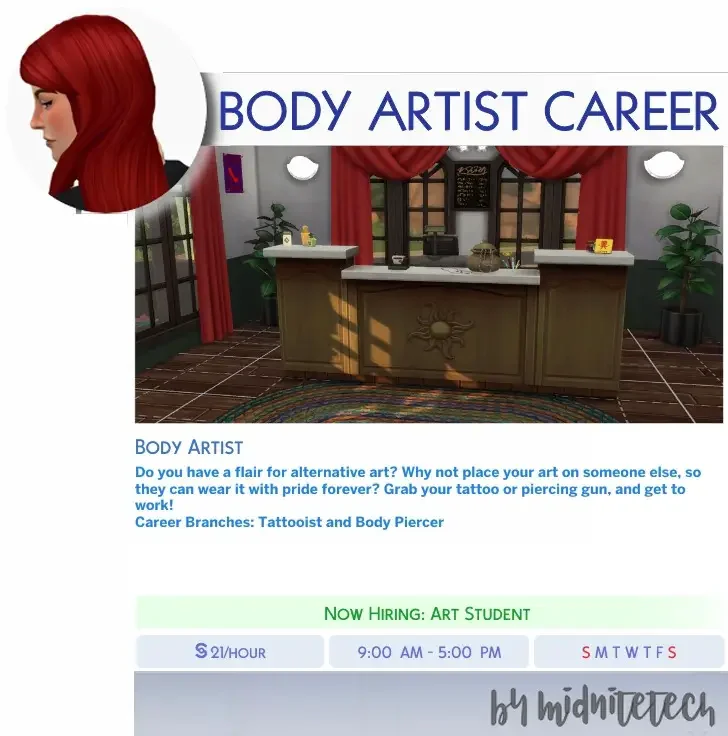 Tattoo Artist 40 Best Sims 4 Career Mods