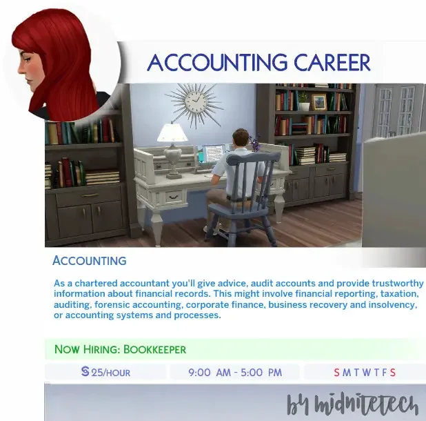 accounting career 1 40 Best Sims 4 Career Mods
