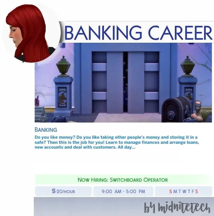 banking career 40 Best Sims 4 Career Mods