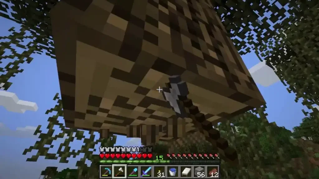 chopping a tree minecraft How to Make a Smoker in Minecraft?
