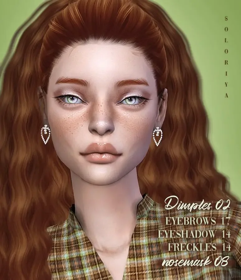 dimples 02 sims4 17 Sims 4 Dimples CC & Mods