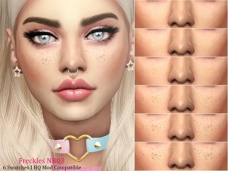 freckels nbo3 19 Best Sims 4 Freckles Mods & CC
