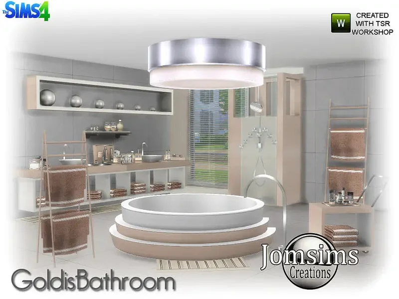 goldis bathroom sims mod 27 Sims 4 Furniture Mods & CC Packs