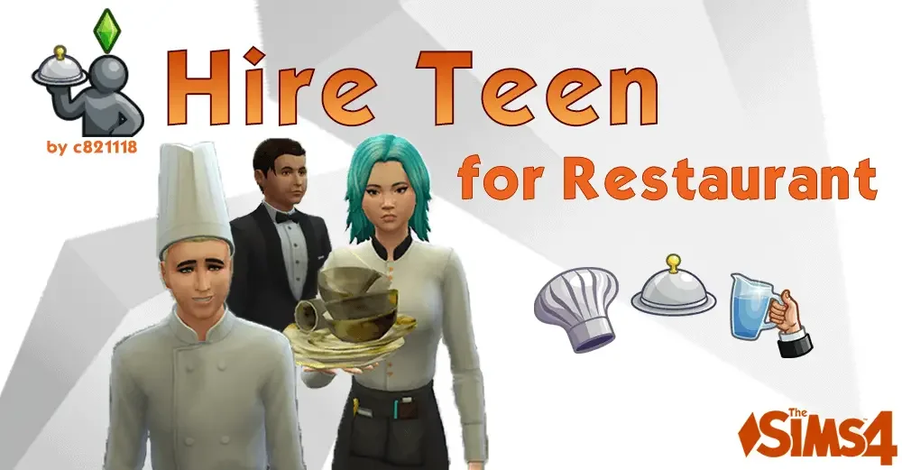 hire teen sims mod 11 Best Sims 4 Restaurant Mods