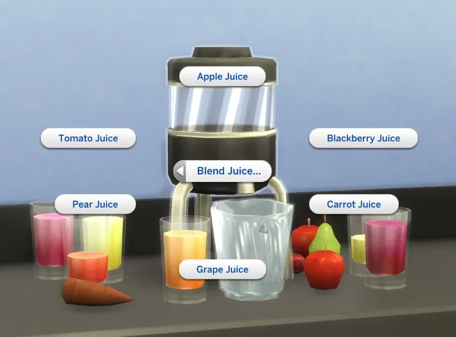 juice blender sims mod 27 Sims 4 Furniture Mods & CC Packs