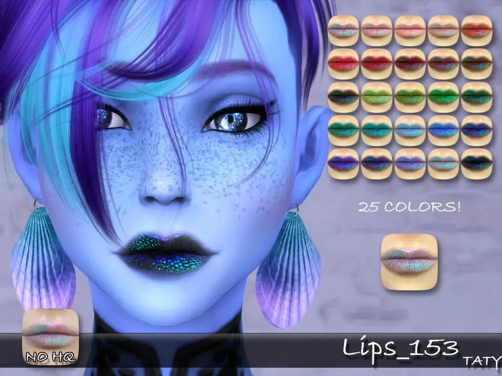 lips 153 sims mod 15 Sims 4 Alien-Themed CC & Mods