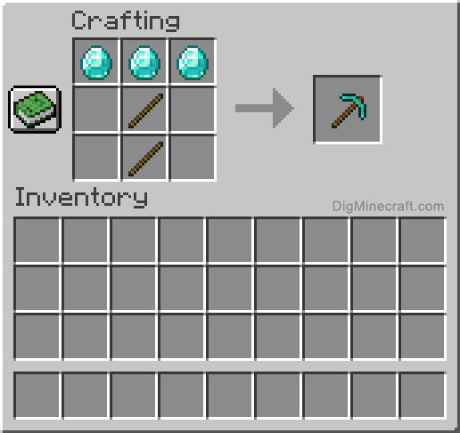 making diamond How to Make a Pickaxe in Minecraft?