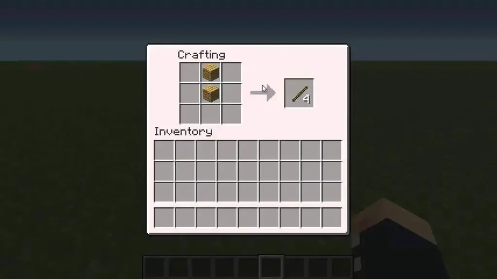 making sticks minecraft 1 How to Make a Fence in Minecraft?