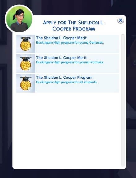 sheldon l cooper program sims mod 19 Best Sims 4 School Mods