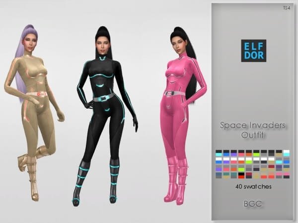 space invader outfit sims mod 15 Sims 4 Alien-Themed CC & Mods
