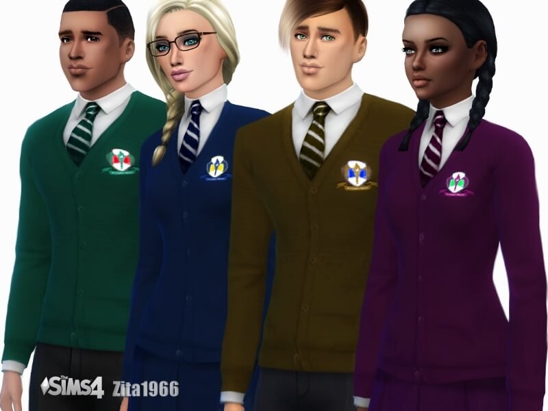 teen school uniform sims mod 19 Sims 4 School Uniform CC + Mods