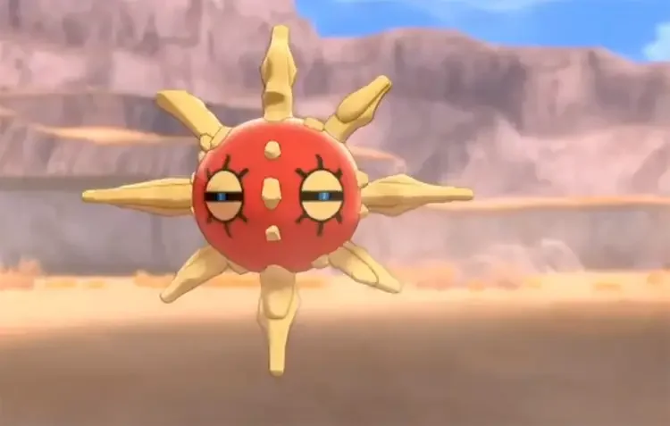 07 shiny solrock pokemon swsh 21 Best Red Shiny Pokémon of All Time