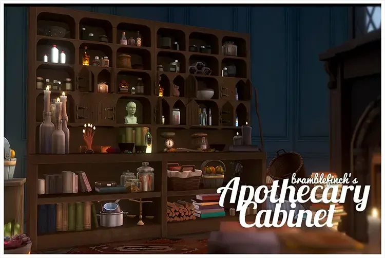 08 apothecary cabinet sims 4 cc 20 Best Sims 4 Witch Mods & CC